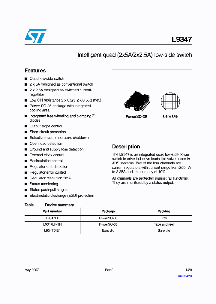 L9347DIE1_6937348.PDF Datasheet