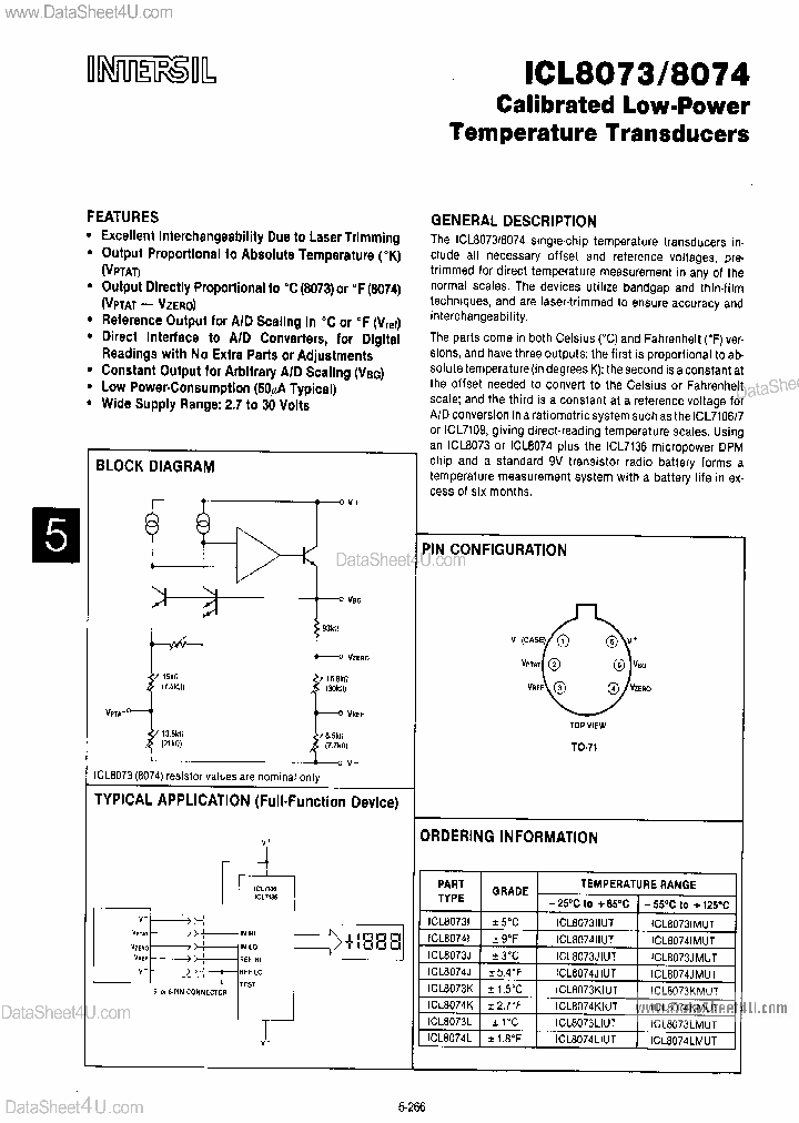 ICL8073_6961352.PDF Datasheet