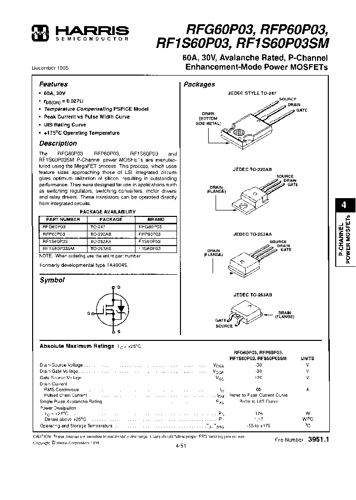 RFG60P03_6940264.PDF Datasheet