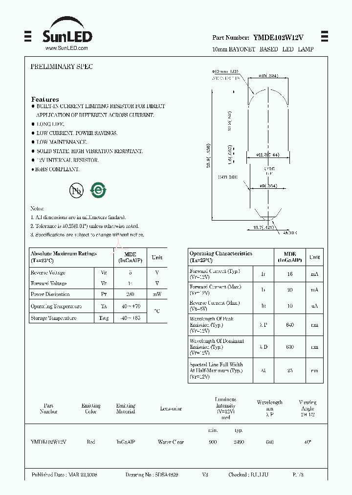 YMDE102W12V_6940776.PDF Datasheet