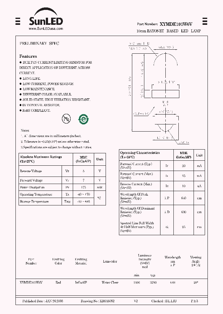 XYMDE101W6V_6940771.PDF Datasheet