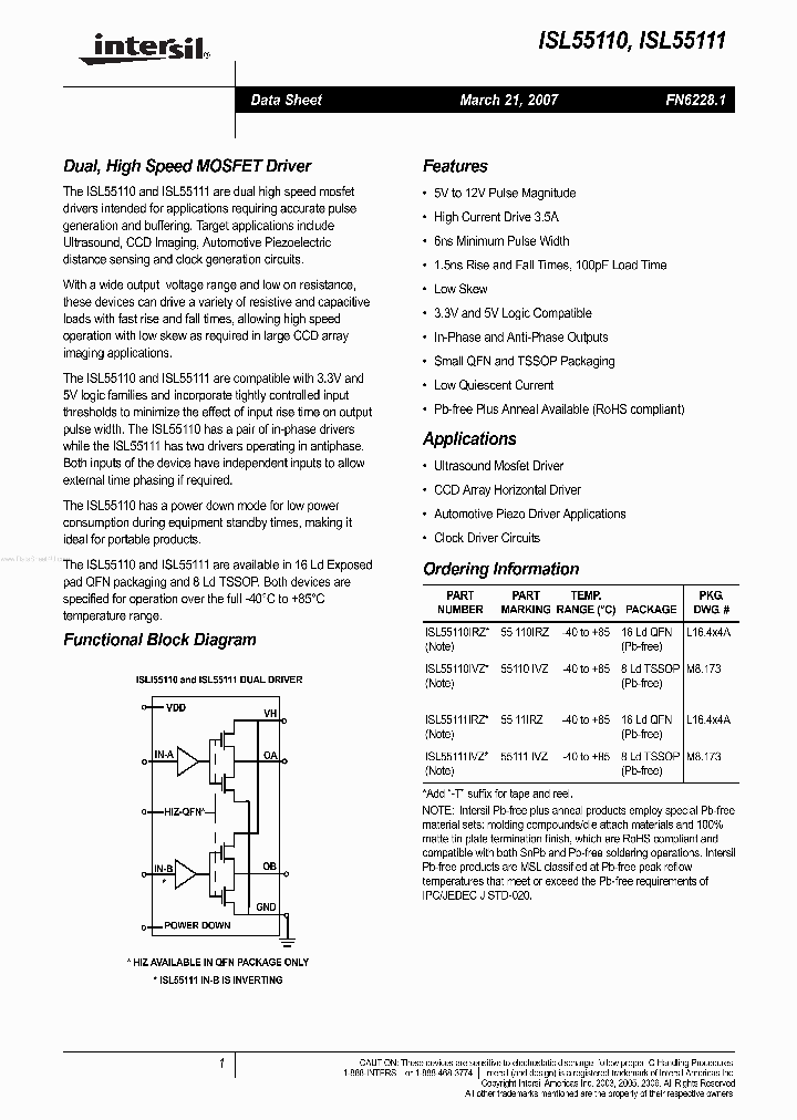 ISL55110_6972251.PDF Datasheet