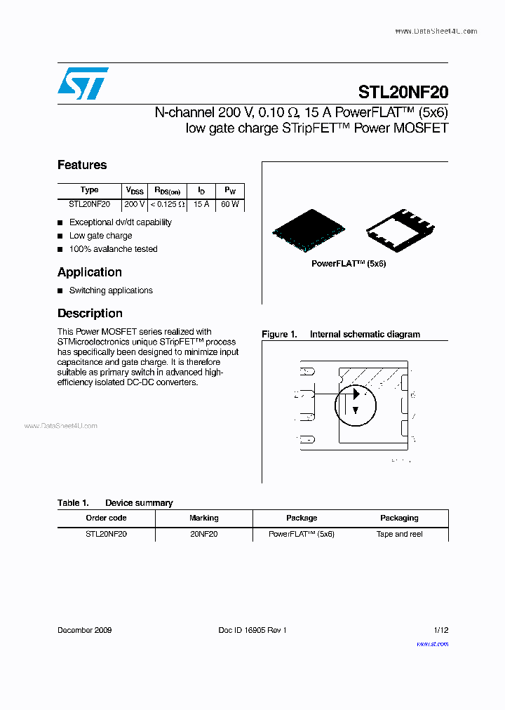 STL20NF20_6978947.PDF Datasheet