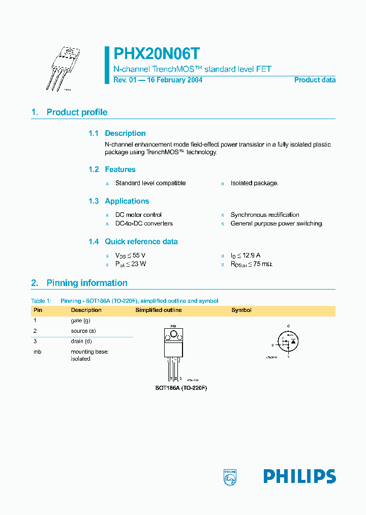 PHX20N06T_6980538.PDF Datasheet