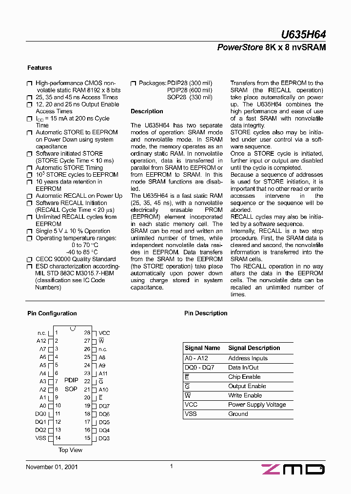 U635H64BSC25_6981353.PDF Datasheet