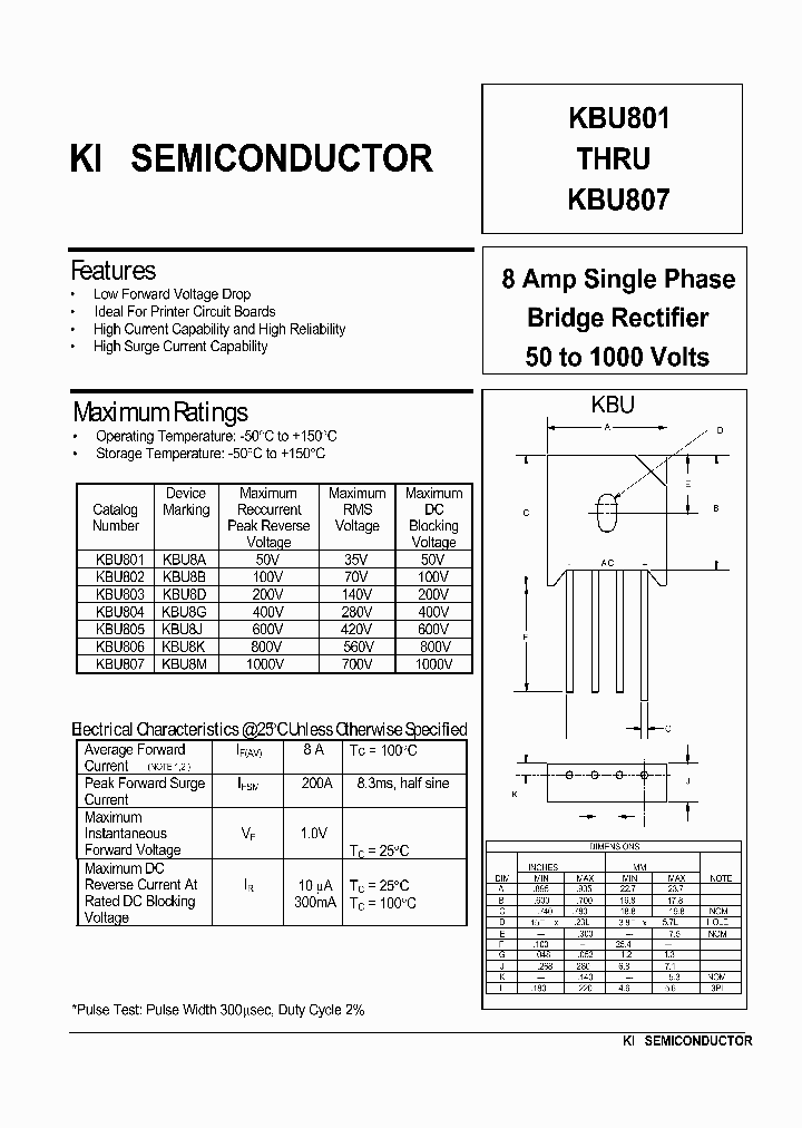 KBU805_6982138.PDF Datasheet
