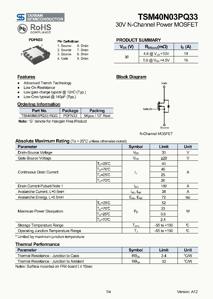 TSM40N03PQ33_6987692.PDF Datasheet