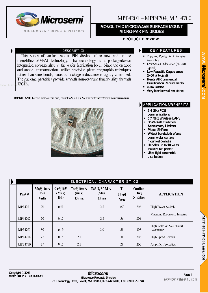 MPP4201_6988606.PDF Datasheet