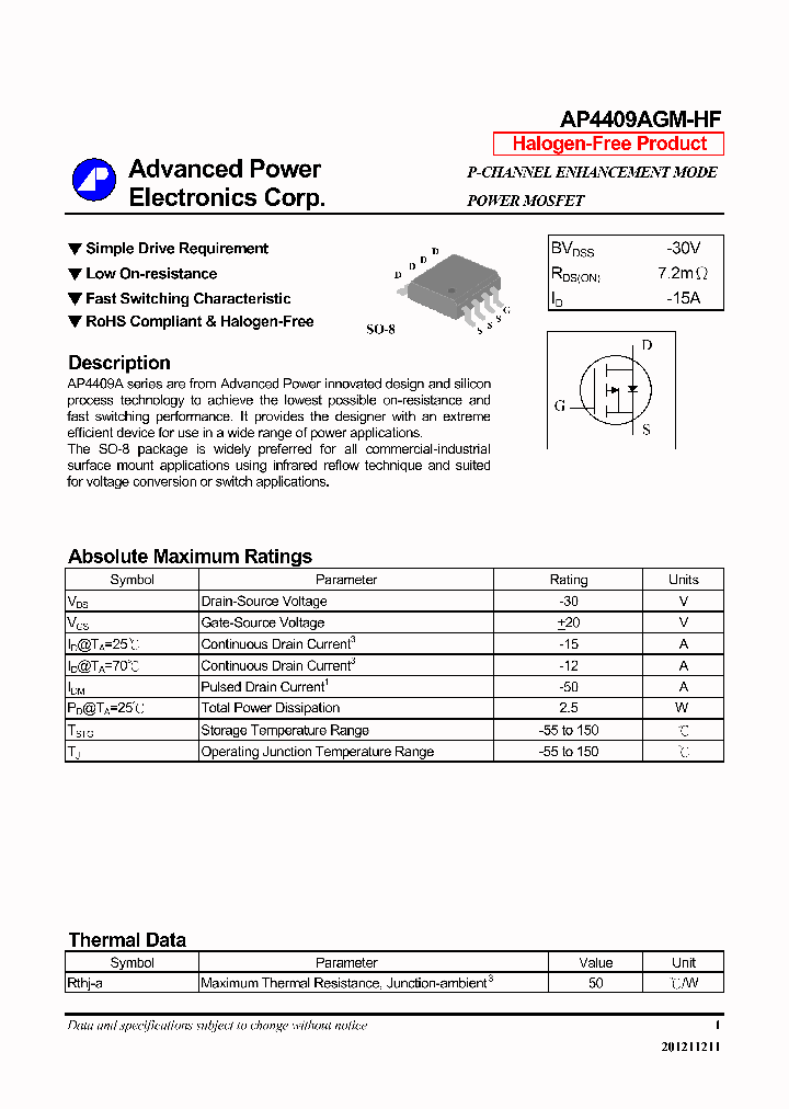 AP4409AGM-HF_6992791.PDF Datasheet