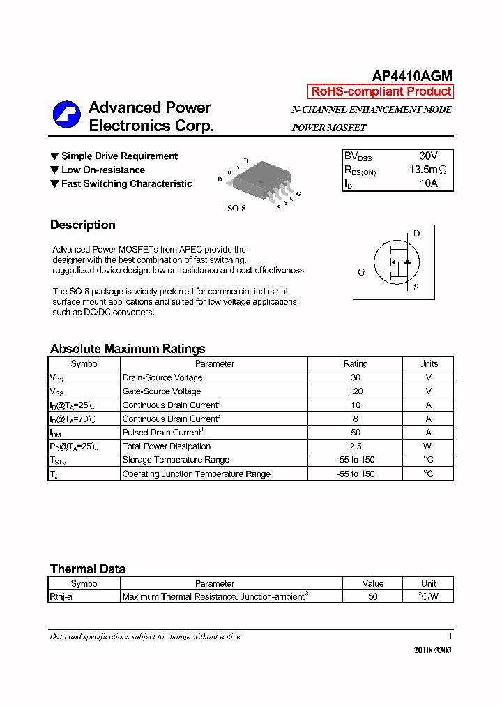 AP4410AGM_6992793.PDF Datasheet