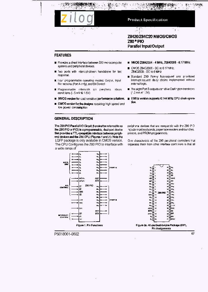 Z84C2006PEC_6994504.PDF Datasheet