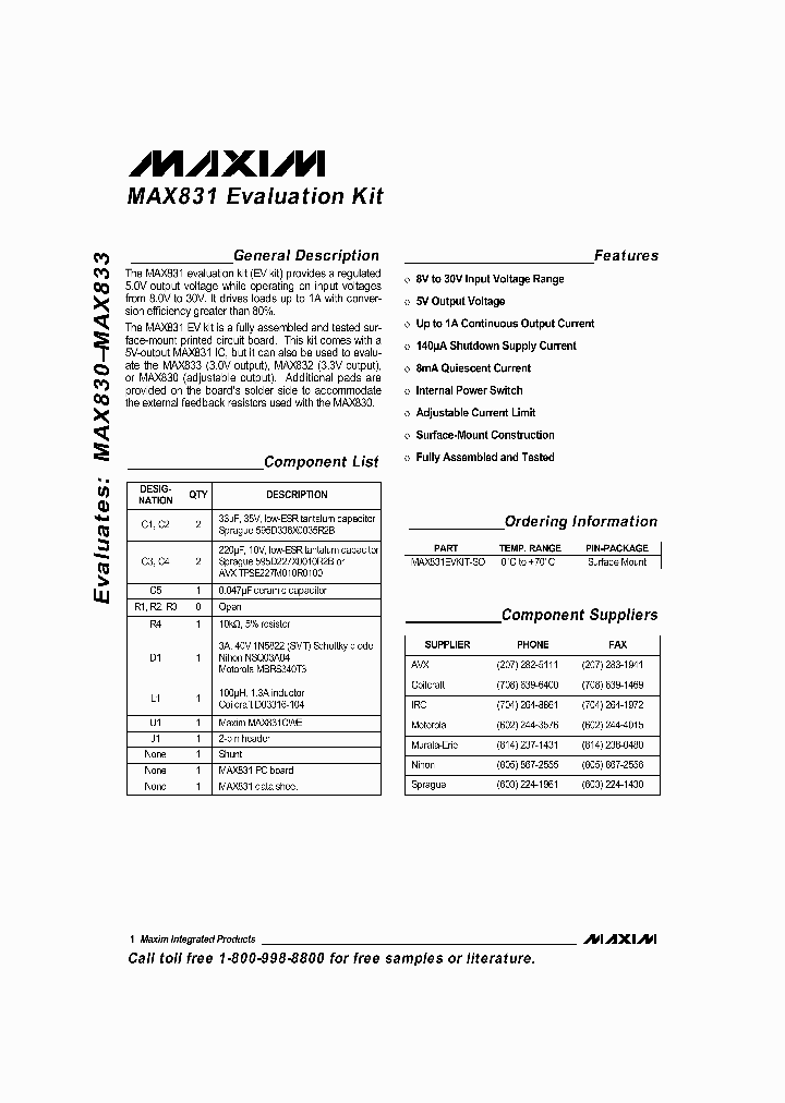 MAXIMINTEGRATEDPRODUCTSINC-MAX832_7004032.PDF Datasheet