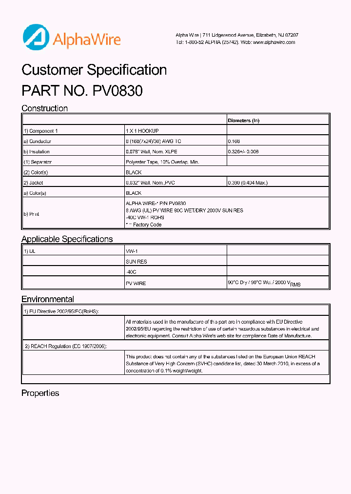 PV0830_7007678.PDF Datasheet