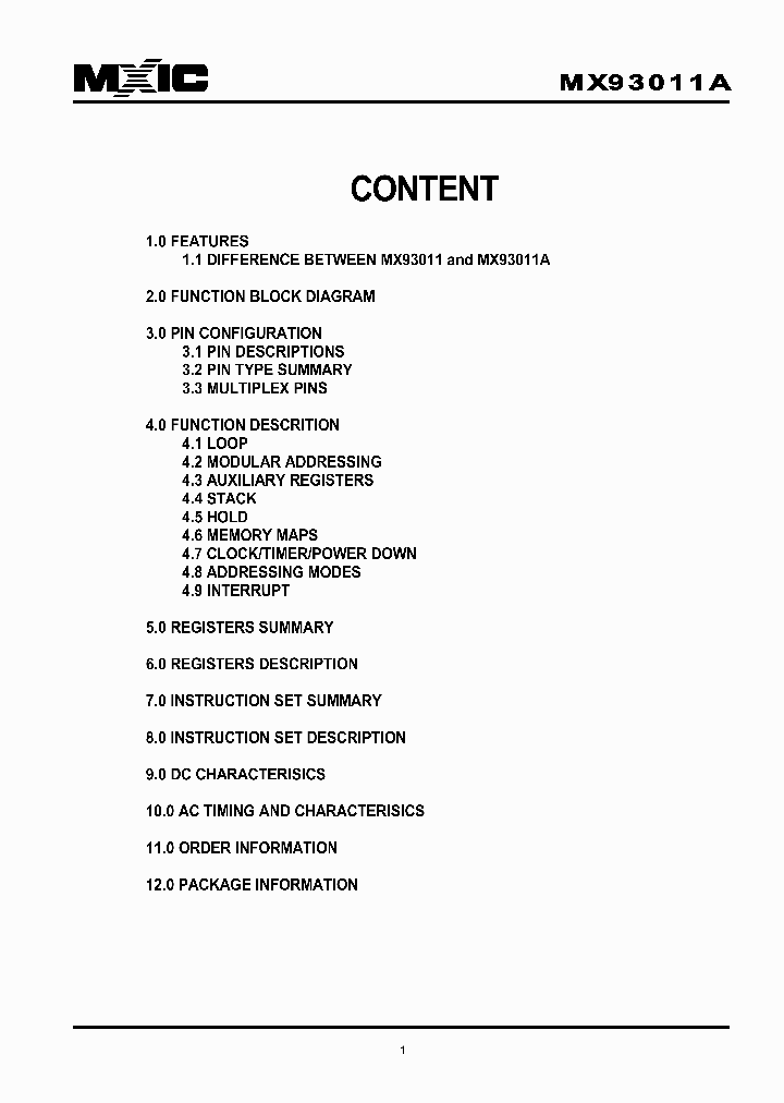MX93011AFC_7007927.PDF Datasheet
