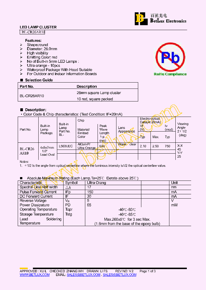 BL-CR26AR10_7009083.PDF Datasheet