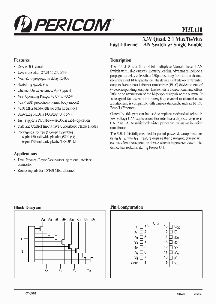 PI3L110Q_7018841.PDF Datasheet