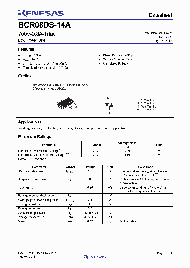 BCR08DS-14A13_7033743.PDF Datasheet