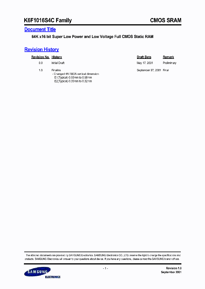 K6F1016S4C-EF850_7031581.PDF Datasheet