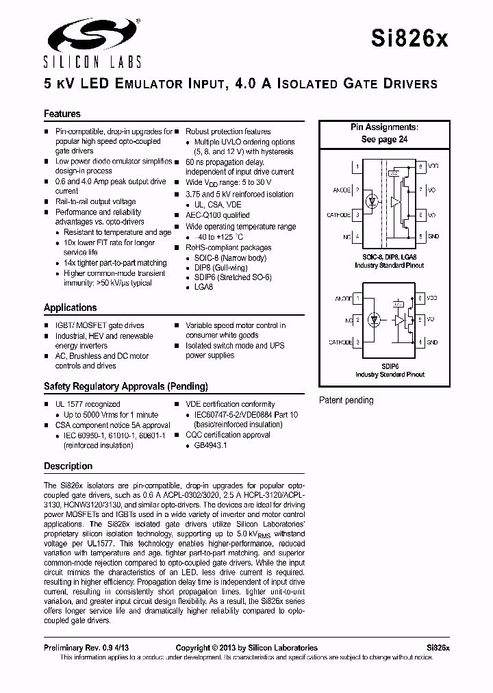 SI826X_7040393.PDF Datasheet