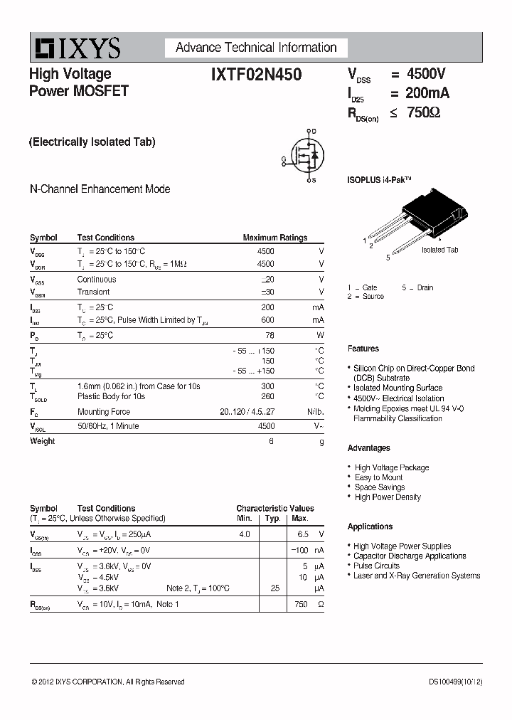 IXTF02N450_7045502.PDF Datasheet