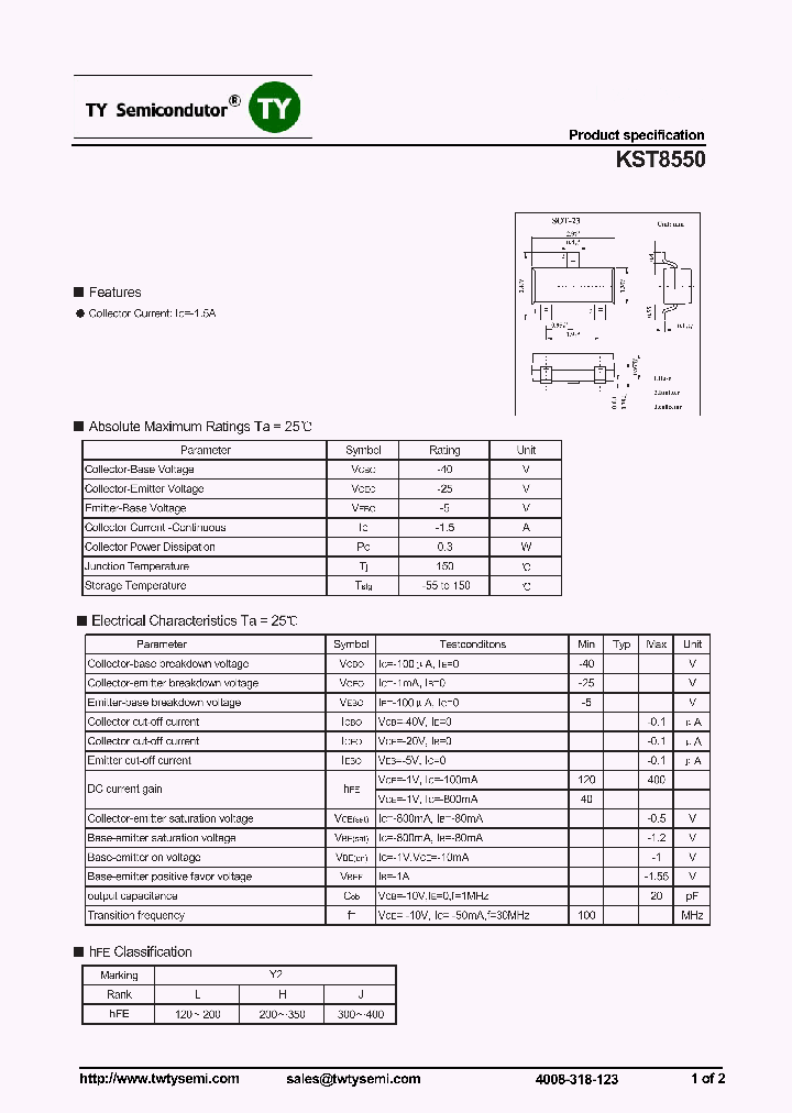 KST8550_7044219.PDF Datasheet