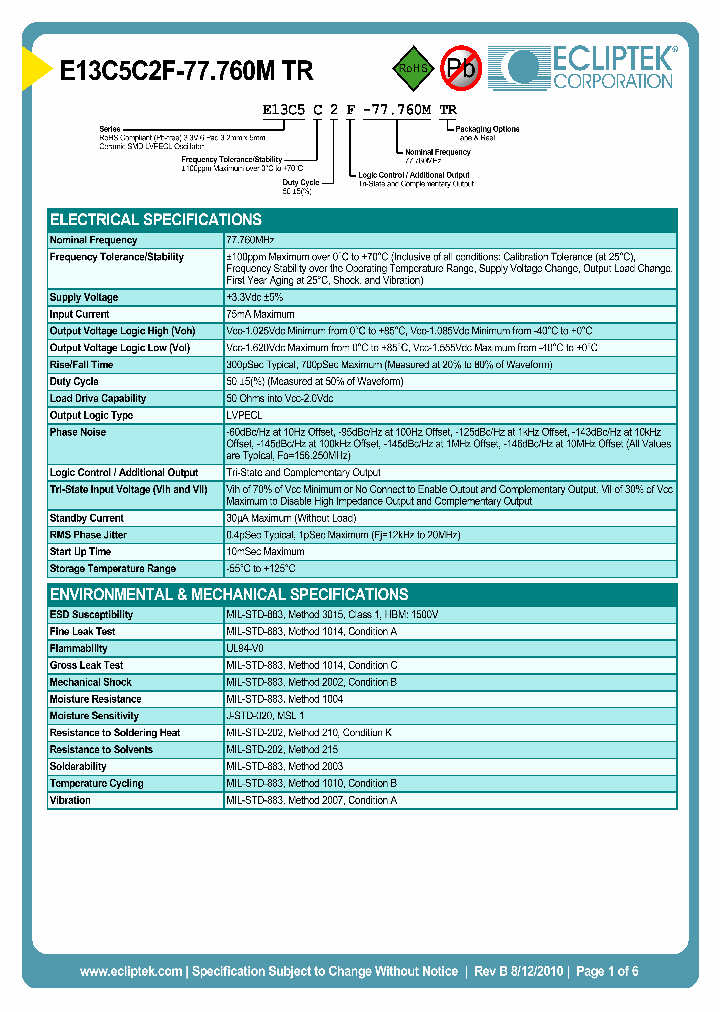 E13C5C2F-77760MTR_7050243.PDF Datasheet