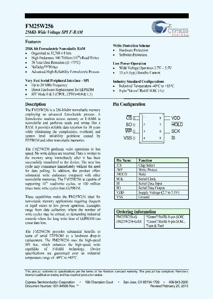 FM25W25613_7080801.PDF Datasheet