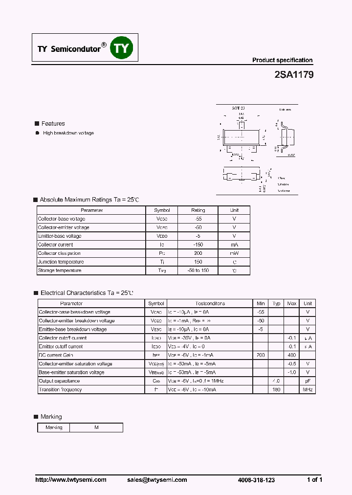 2SA1179_7100997.PDF Datasheet