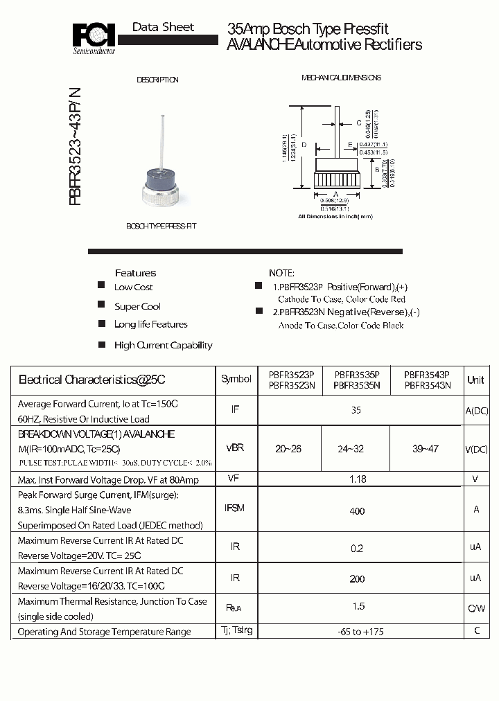 PBFR3523P_7103569.PDF Datasheet