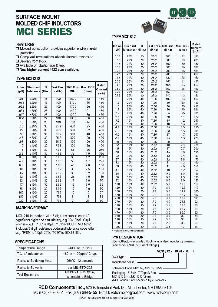 MCI1812-015UH-JB_7122047.PDF Datasheet