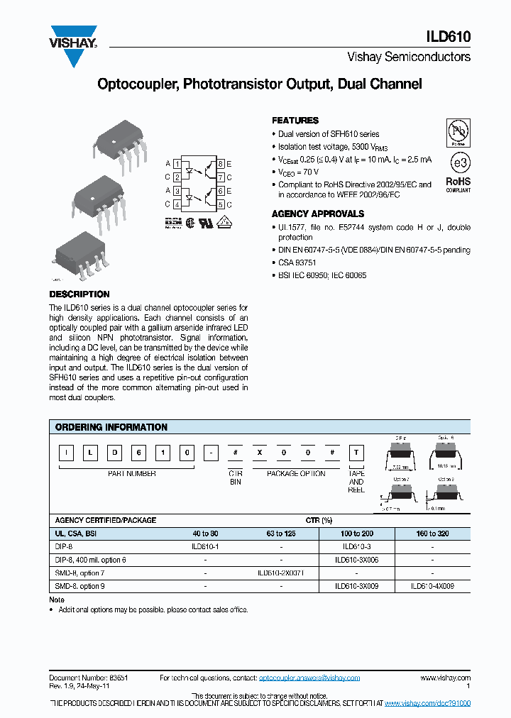 ILD610-4X009_7130777.PDF Datasheet