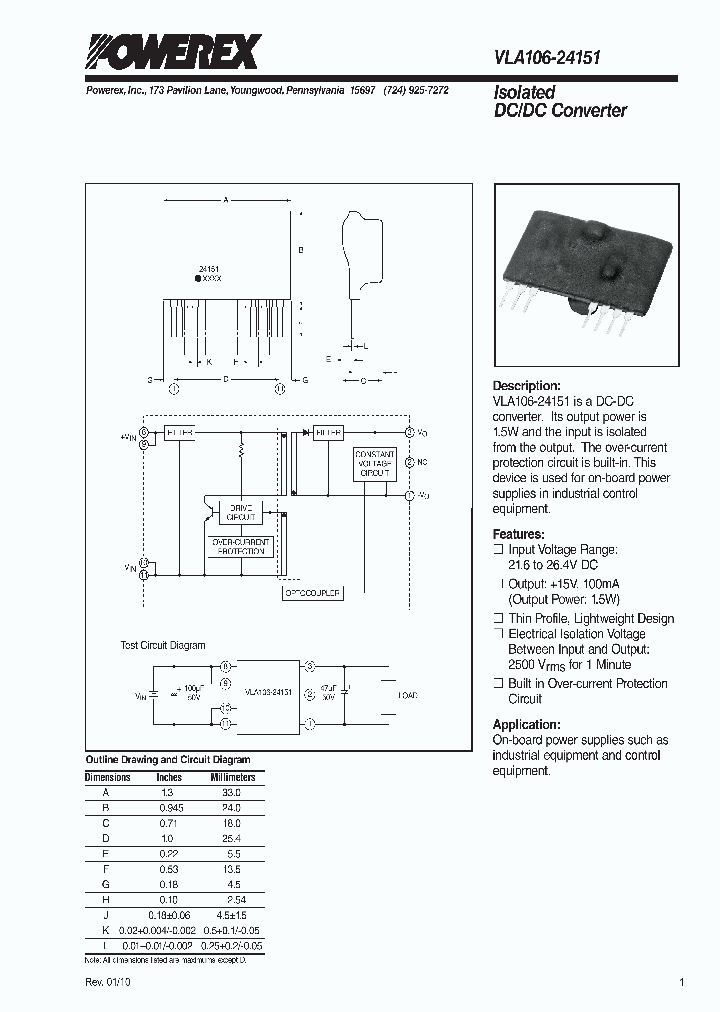 VLA106-24151_7136615.PDF Datasheet