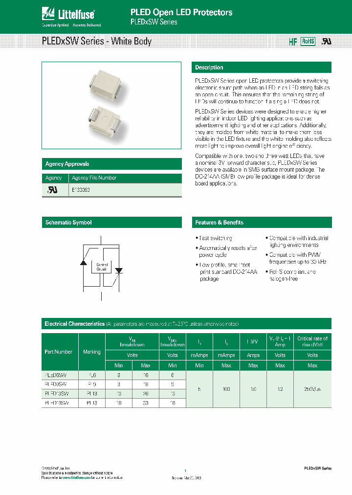 PLED13SW_7147910.PDF Datasheet