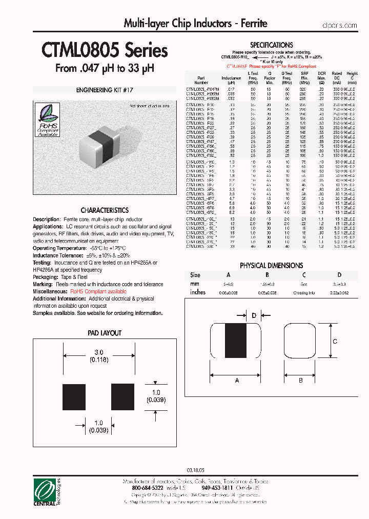 CTML0805F-R12J_7146405.PDF Datasheet