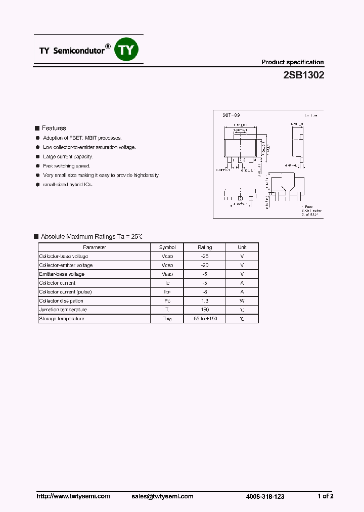 2SB1302_7183516.PDF Datasheet