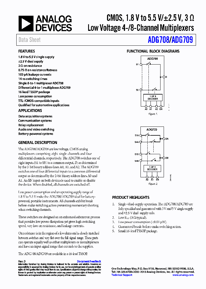 ADG709BRUZ_7187547.PDF Datasheet