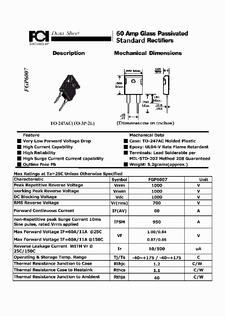 FGP6007_7187758.PDF Datasheet