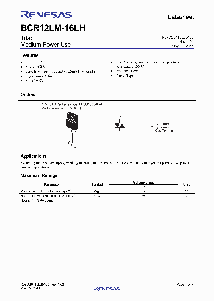 BCR12LM-16LHB00_7191788.PDF Datasheet