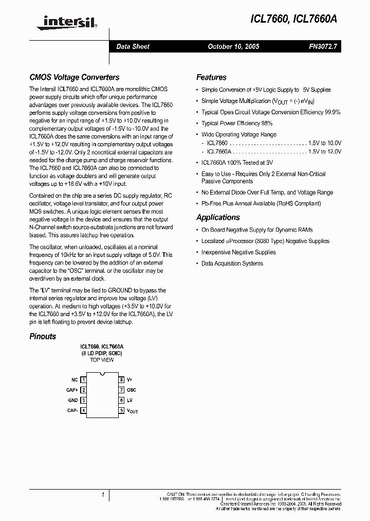 ICL7660AIBA-T_7192462.PDF Datasheet