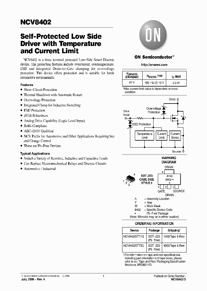 NCV8402STT1G_7195513.PDF Datasheet