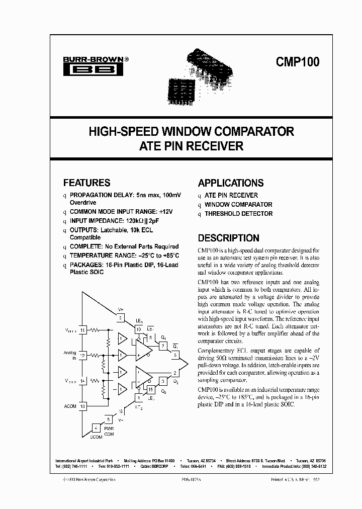 CMP100AU_7221029.PDF Datasheet