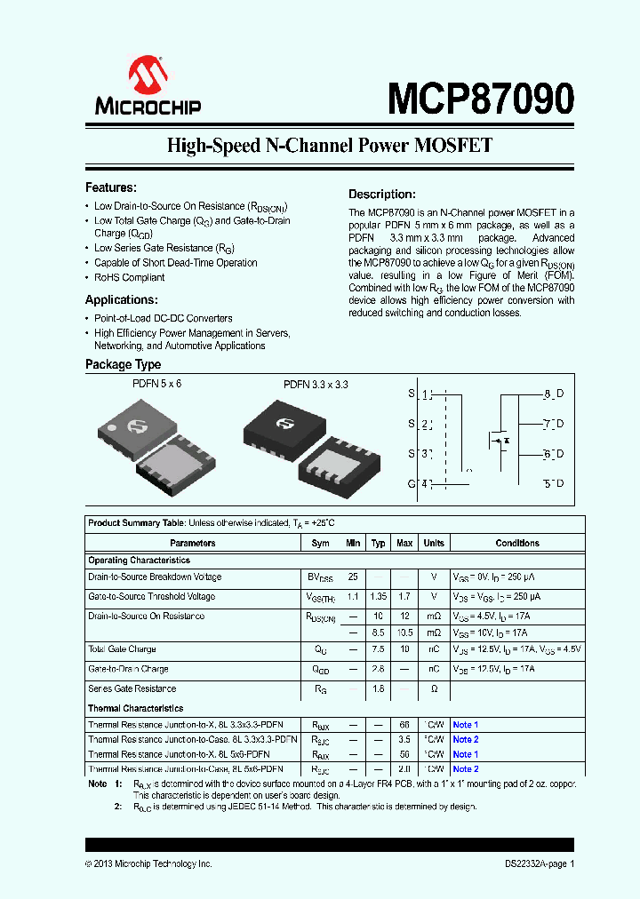 MCP87090_7224283.PDF Datasheet