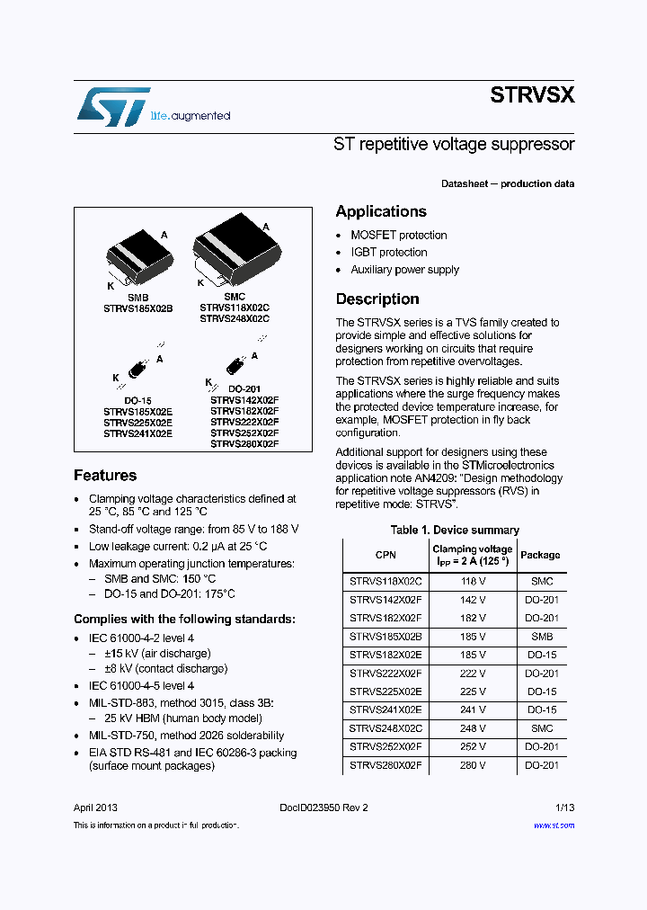 STRVS142X02F_7229397.PDF Datasheet