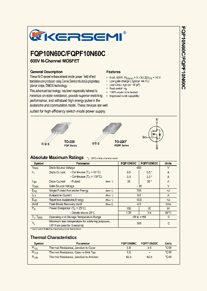 FQPF10N60C_7229625.PDF Datasheet