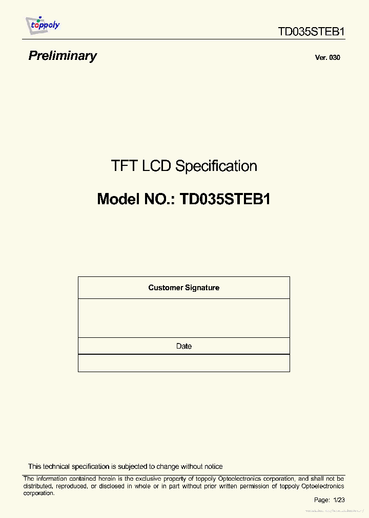 TD035STEB1_7234338.PDF Datasheet