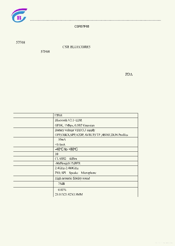 CSR57F68_7234833.PDF Datasheet