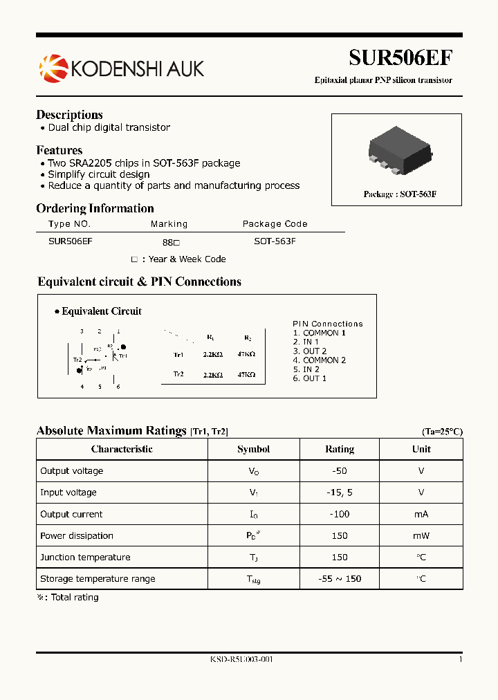 SUR506EF_7239293.PDF Datasheet