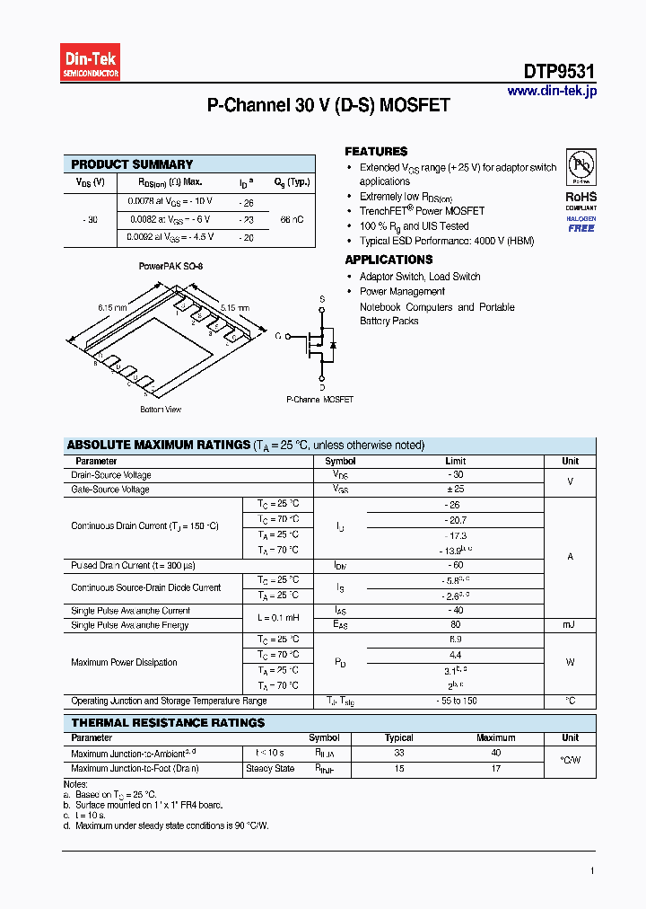 DTP9531_7239583.PDF Datasheet