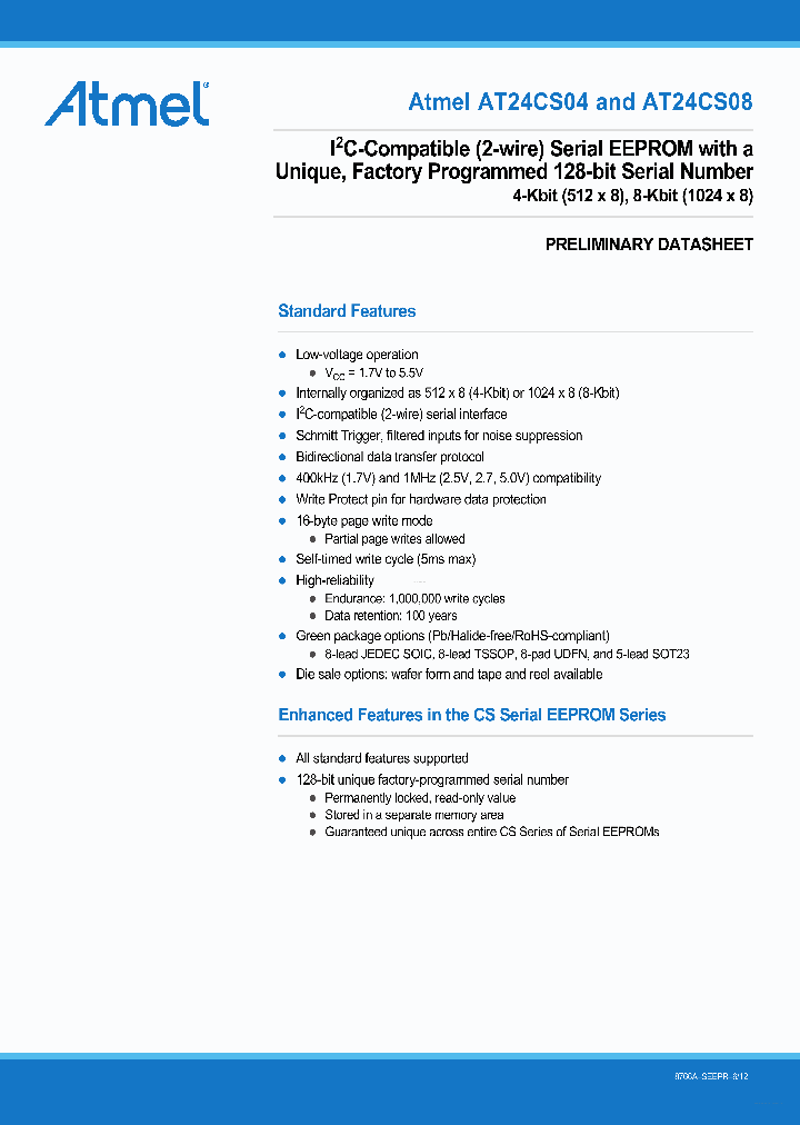 AT24CS04_7241634.PDF Datasheet