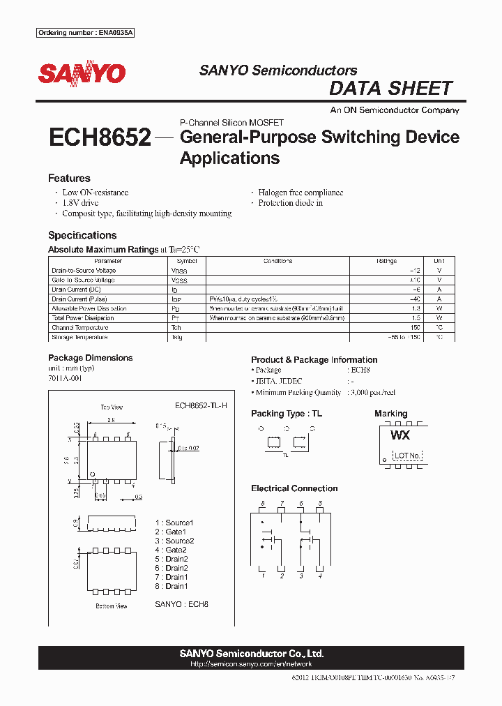 ECH865212_7247165.PDF Datasheet